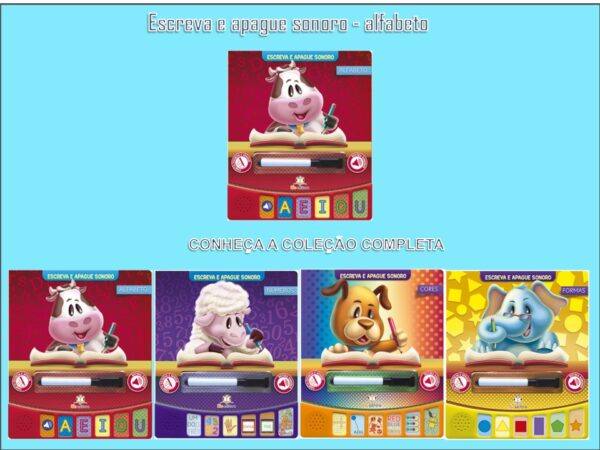 Escreva E Apague Sonoro - Alfabeto - Imagem 3