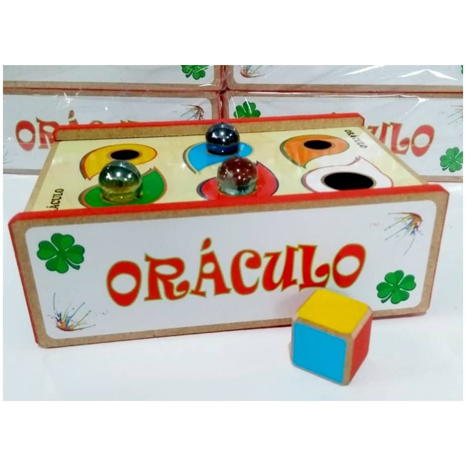 Jogo Pedagogico Oraculo De Madeira Com Bolinhas