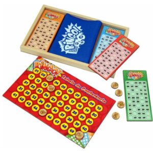 Bingo Na Caixa De Madeira Lindo!