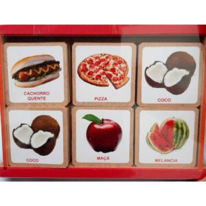 Jogo Da Memória 30 Peças Alimento