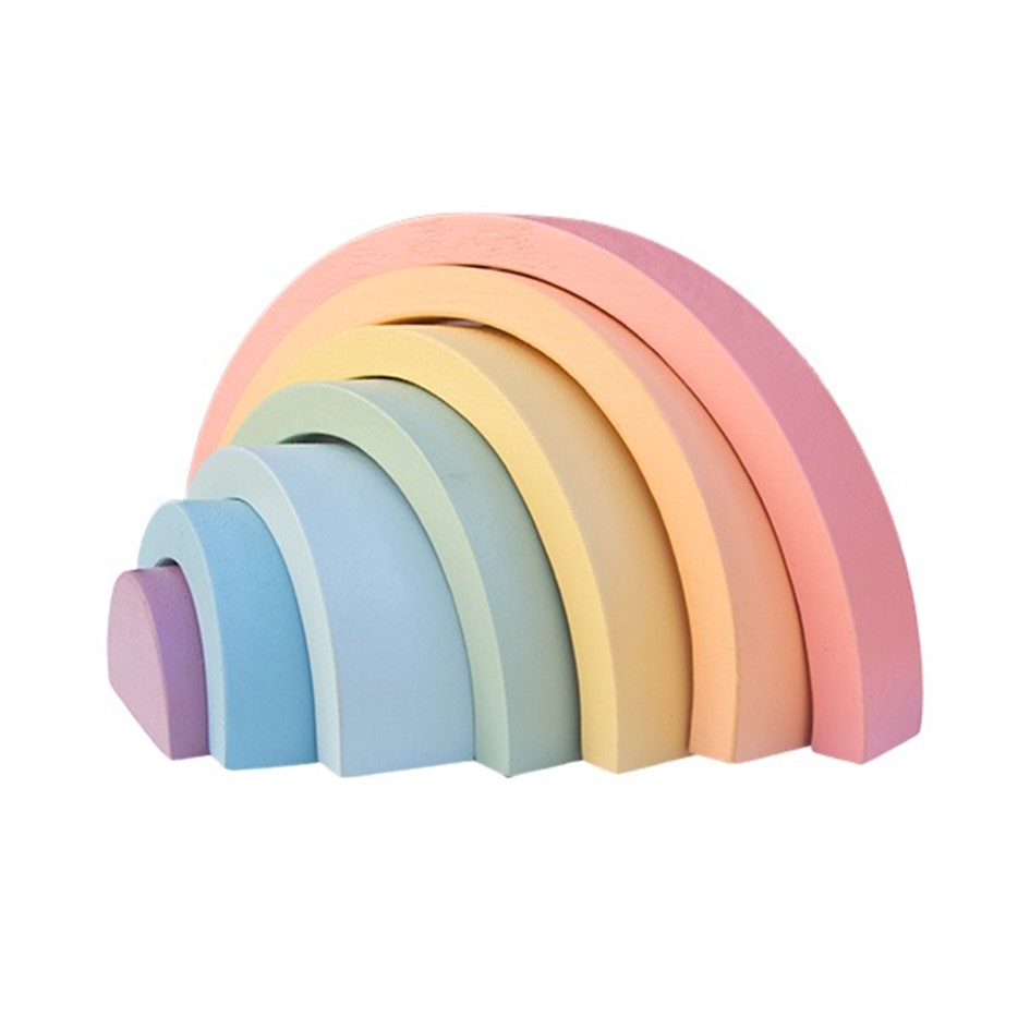 Arco Íris De Madeira Candy