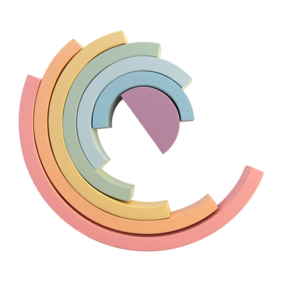 Arco Íris De Madeira Candy - Imagem 3