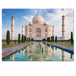 Quebra Cabeça Maravilhas Mundo Moderno Taj Mahal 500 Peças