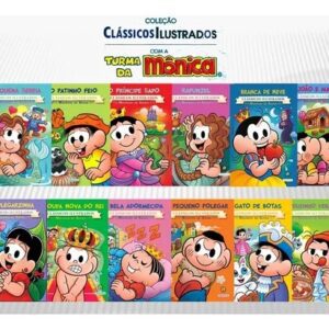 Coleção Clássicos Ilustrados Turma Da Monica Com 12 Titulos