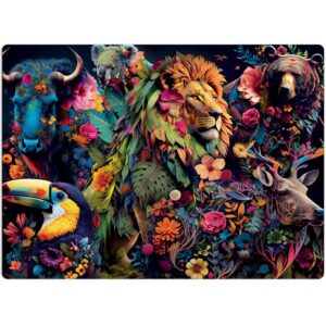 QUEBRA CABEÇA BIOSFERA 500 PEÇAS GAME OFFICE FEITO POR I.A.