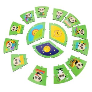 SEQUENCIA LÓGICA MINHA ROTINA QUEBRA CABEÇA MADEIRA 3 ANOS+