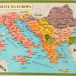 MAPA MÚNDI ESCOLAR POLITICO GRANDE COMPLETO