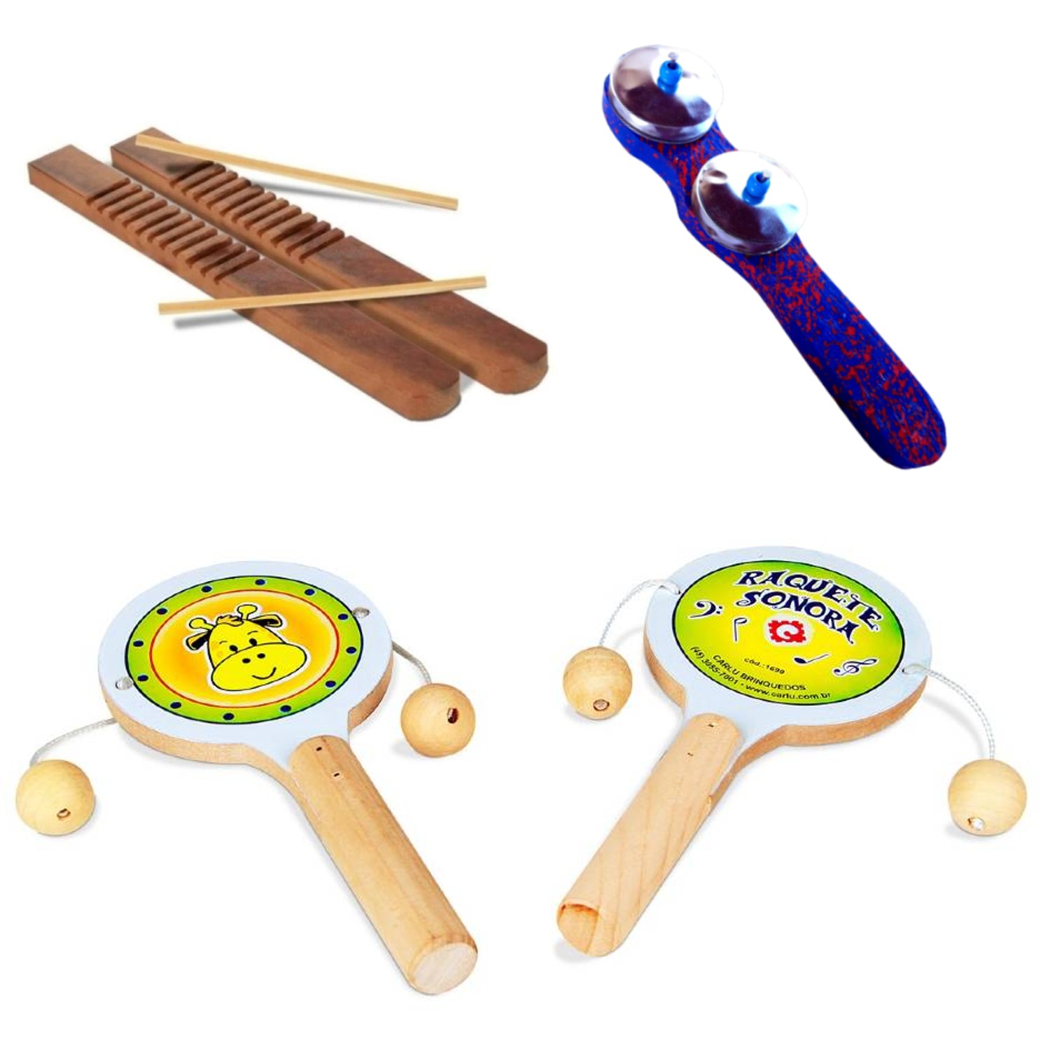 Bandinha Ritmica - Kit Com 20 Instrumentos Musicais