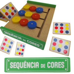 Jogo Sequencia De Cores Brinquedo Pedagógico