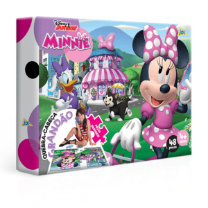 QUEBRA CABEÇA GRANDÃO MINNIE DISNEY 48 PEÇAS 4+