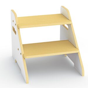 ESCADA INFANTIL MONTESSORIANA BANQUINHO MADEIRA PIA BANHEIRO