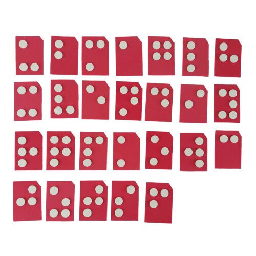 ALFABETO BRAILLE EVA  26 PEÇAS GRANDES ABECEDARIO INFANTIL - Image 3