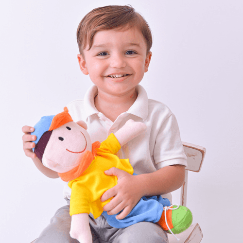 BONECO DE PANO MATEUS LAVÁVEL ANTIALÉRGICO 33CM - Image 2