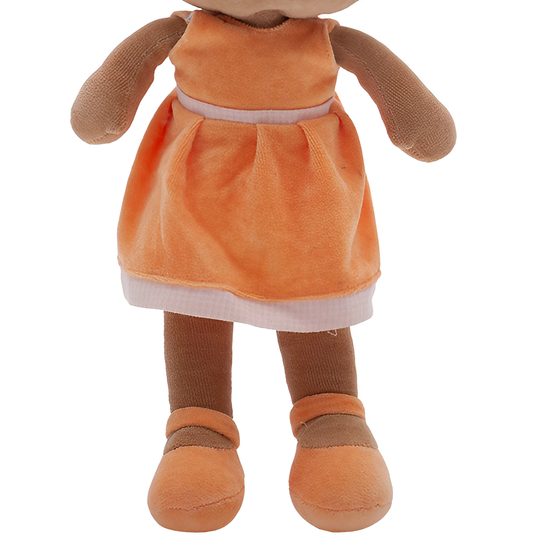 BONECA DE PANO JUJU NEGRA LAVÁVEL ANTIALÉRGICA 38 CM - Imagem 5