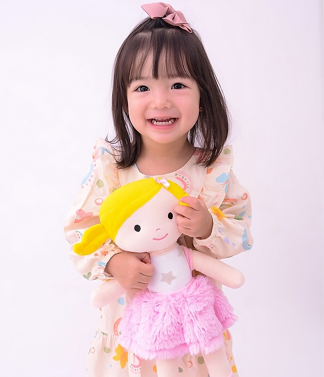 BONECA DE PANO MALU LOIRA LAVÁVEL ANTIALÉRGICA 38 CM - Imagem 2