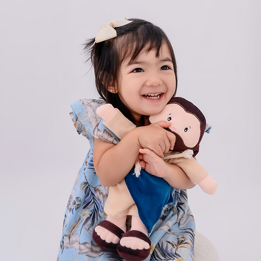 BONECO JESUS DE PANO LUXO LAVÁVEL ANTIALÉRGICO 30 CM - Imagem 2