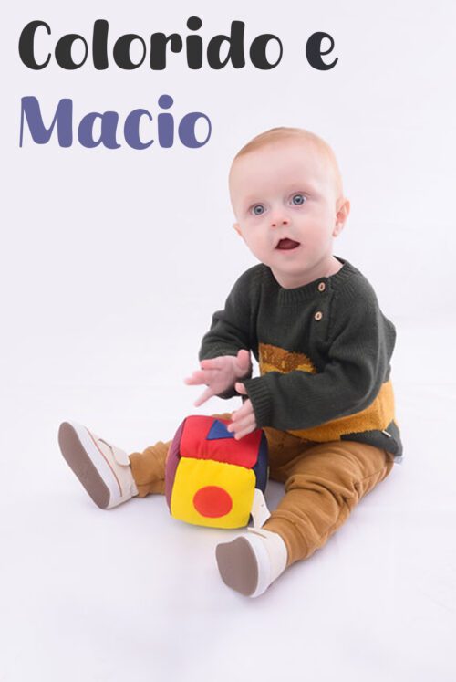 DADO DE PANO PARA BEBÊS PELÚCIA ANTIALÉRGICO LAVÁVEL  10CM - Image 2