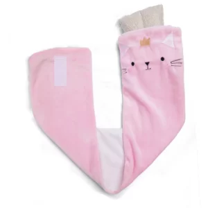 FAIXA TÉRMICA COM ERVAS ABDOMINAL PARA BEBÊS CÓLICA ROSA