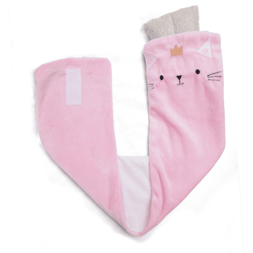 FAIXA TÉRMICA COM ERVAS ABDOMINAL PARA BEBÊS CÓLICA ROSA