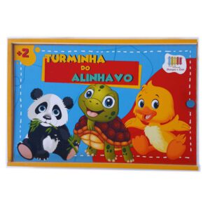 TURMINHA DO ALINHAVO KIT 8 ALINHAVOS GRANDES E 8 CORDÕES 2+