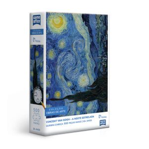 QUEBRA CABEÇA VAN GOGH A NOITE ESTRELADA 500 PÇS NANO 10+