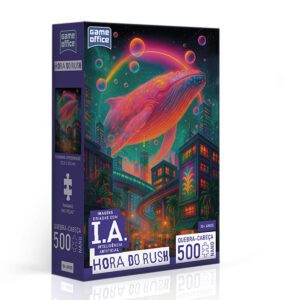 QUEBRA CABEÇA 500 PEÇAS NANO HORA DO RUSH I.A. BALEIA 10+