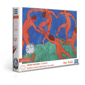 QUEBRA CABEÇA 500 PÇS COLEÇÃO OBRAS DE ARTE MATISSE A DANÇA