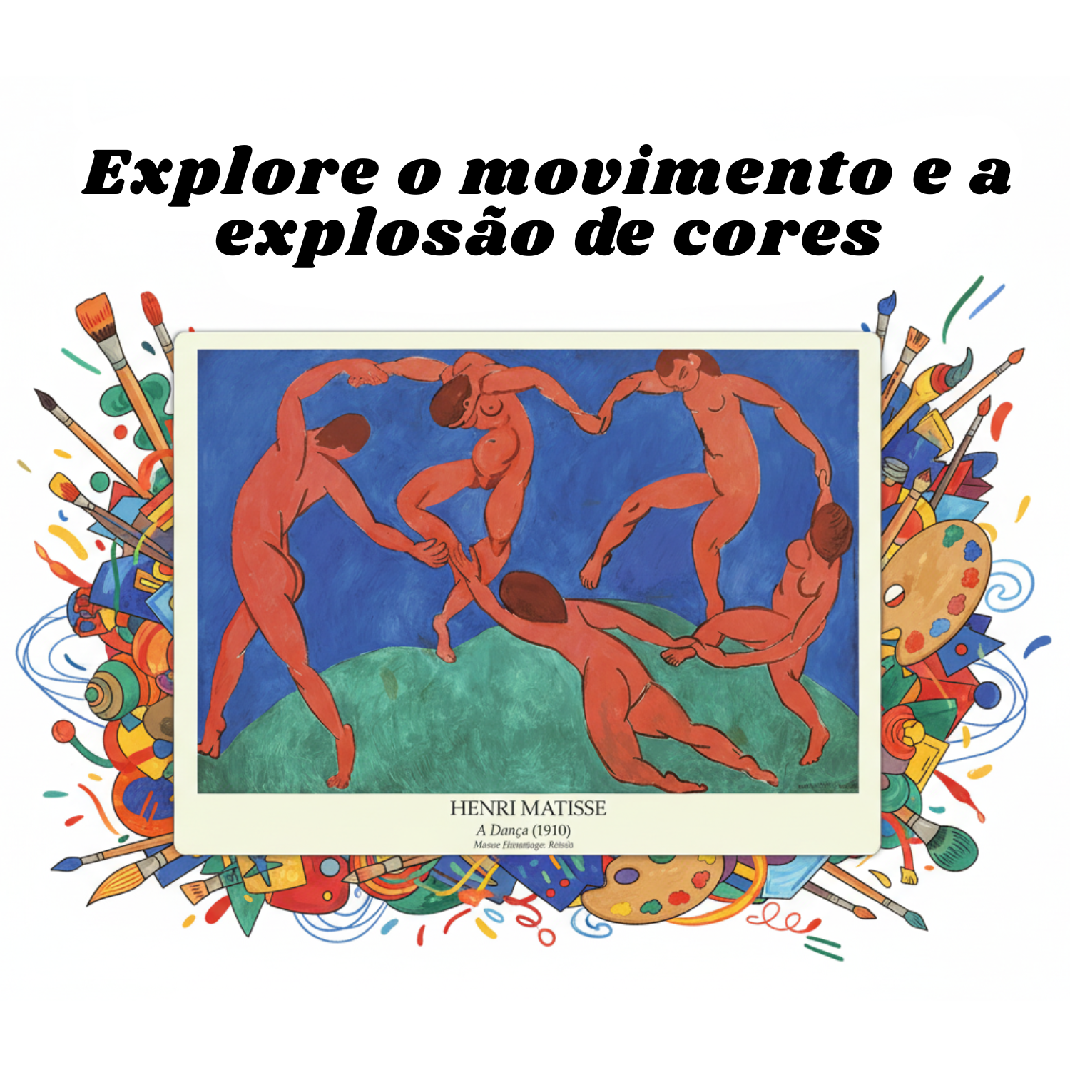 QUEBRA CABEÇA 500 PÇS COLEÇÃO OBRAS DE ARTE MATISSE A DANÇA - Imagem 3