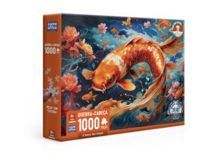 QUEBRA CABEÇA 1000 PEÇAS PEIXES A DANÇA DAS CARPAS PUZZLE