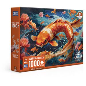 QUEBRA CABEÇA 1000 PEÇAS PEIXES A DANÇA DAS CARPAS PUZZLE