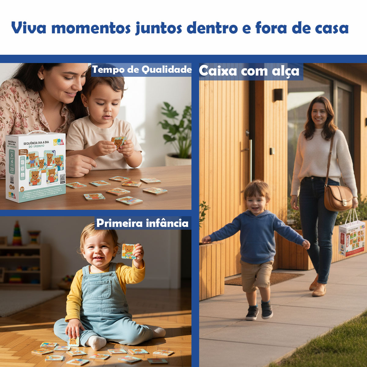 SEQUENCIA DIA A DIA DO URSINHO 20 PÇS MADEIRA GRANDE 2 ANOS+ - Imagem 6