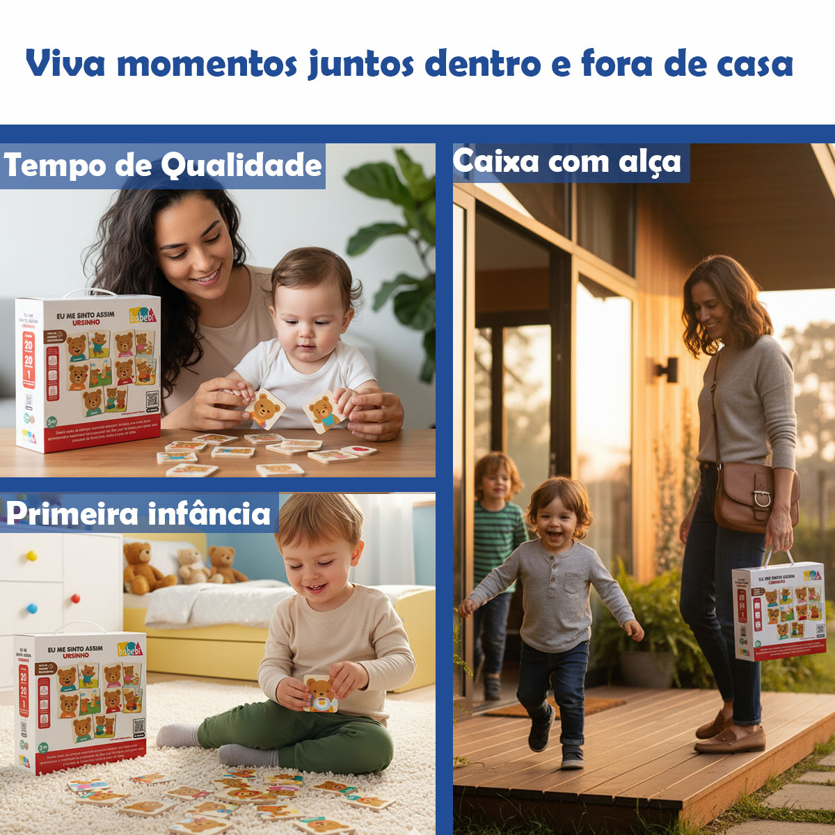 EU ME SINTO ASSIM URSINHO 40 PÇS TRABALHANDO EMOÇÕES 3 ANOS+ - Imagem 5