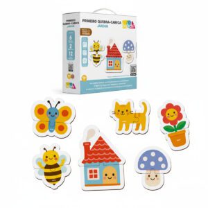 MEU PRIMEIRO QUEBRA CABEÇA JARDIM GIGANTE KIT COM 6 1ANO+