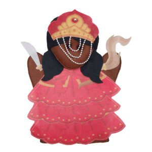 FANTOCHE DOS ORIXÁS IANSÃ LINDO FEITO EM FELTRO