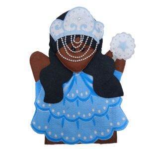 FANTOCHE DOS ORIXÁS IEMANJÁ LINDO FEITO EM FELTRO