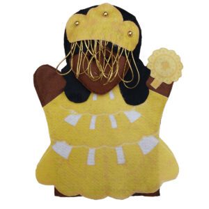 FANTOCHE DOS ORIXÁS OXUM LINDO FEITO EM FELTRO