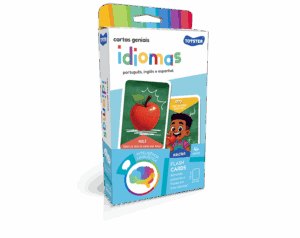 CARTAS GENIAIS JOGO DE CARTAS TEMA IDIOMAS 6+
