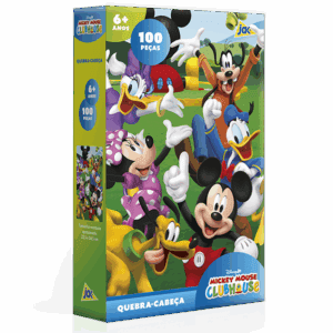 QUEBRA CABEÇA TURMA DO MICKEY 100 PEÇAS 6+