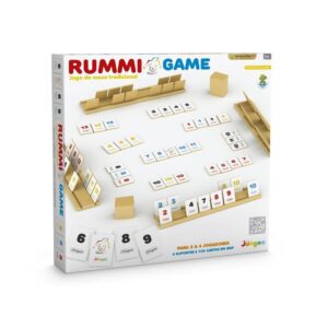 RUMMI GAME JOGO DE MESA TRADICIONAL MADEIRA 7+