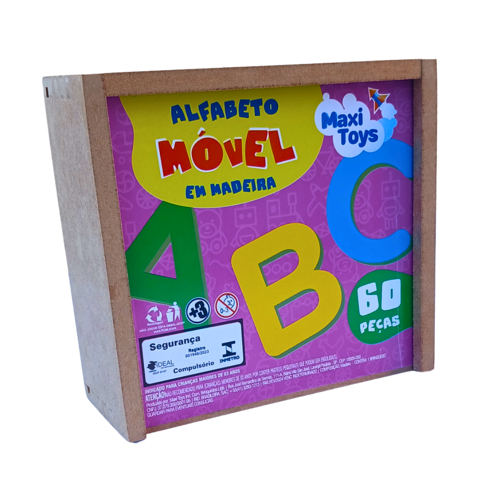 Alfabeto Móvel 60 peças - Imagem 4
