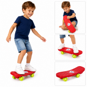 SKATE INFANTIL COLORIDO ATÉ 20 KILOS