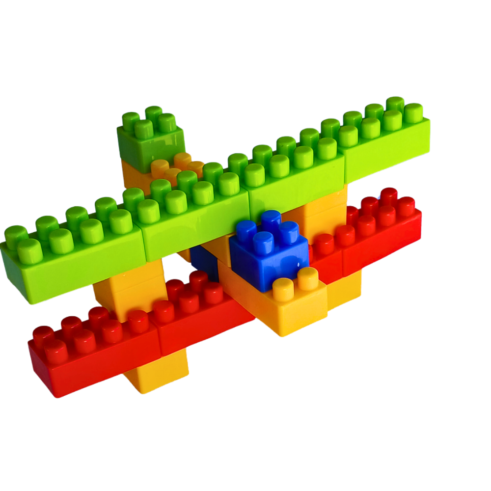 BLOCOS DE MONTAR 48 PEÇAS COLORIDO BRINQUEDO PEDAGÓGICO - Imagem 3