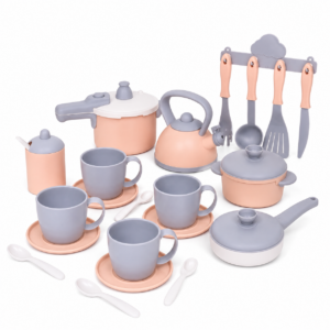 KIT COMPLETO 26 PÇS DE PANELINHAS+UTENSÍLIOS+XÍCARAS GOURMET