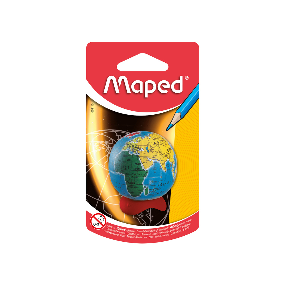 Apontador com Depósito Globo Globinho Maped - Imagem 3