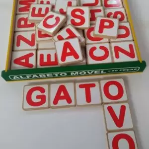 Alfabeto Móvel 60 Peças