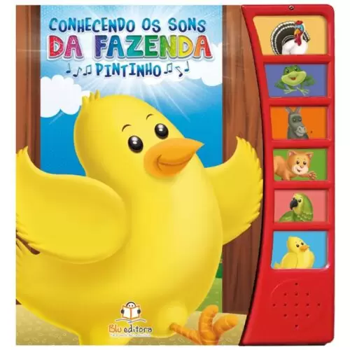 Livro Sonoro Conhecendo Os Sons Da Fazenda: Pintinho
