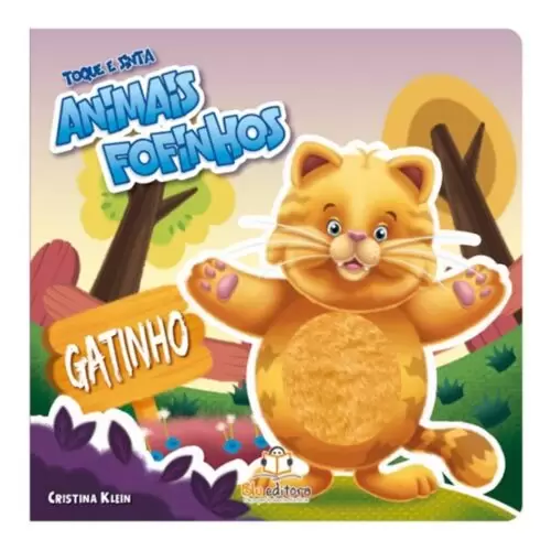 Toque E Sinta Animais Fofinhos - Gatinho