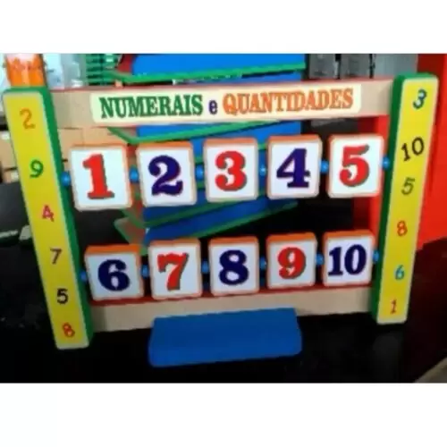 Numerais E Quantidades Giratório