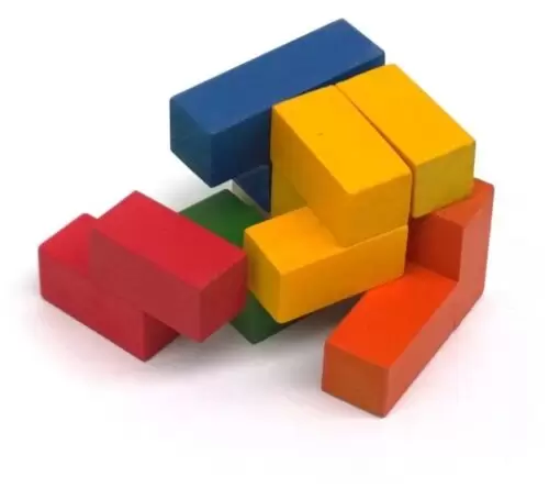 Cubo Magico De Madeira De Encaixe - Image 2