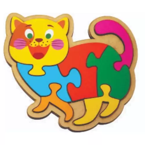 Quebra Cabeça Gato 7 Peças